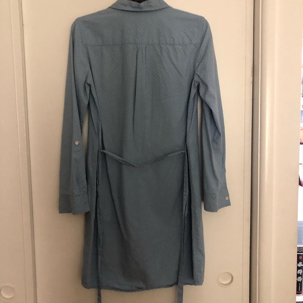 Blue Tommy Hilfiger Button up Dress - Picture 3 of 4